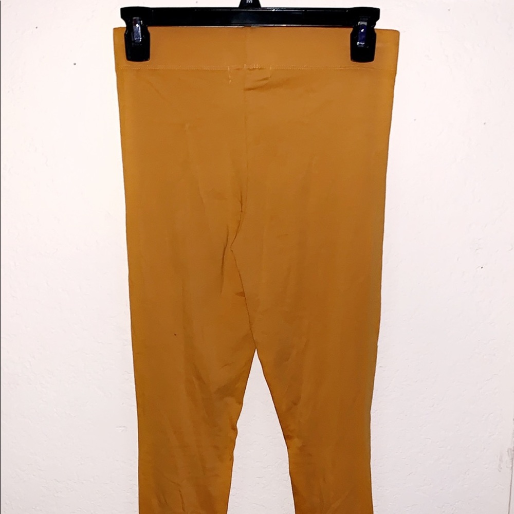 Orange leggings